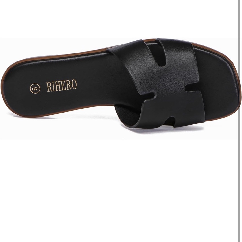 Women's Black Slide Sandals
